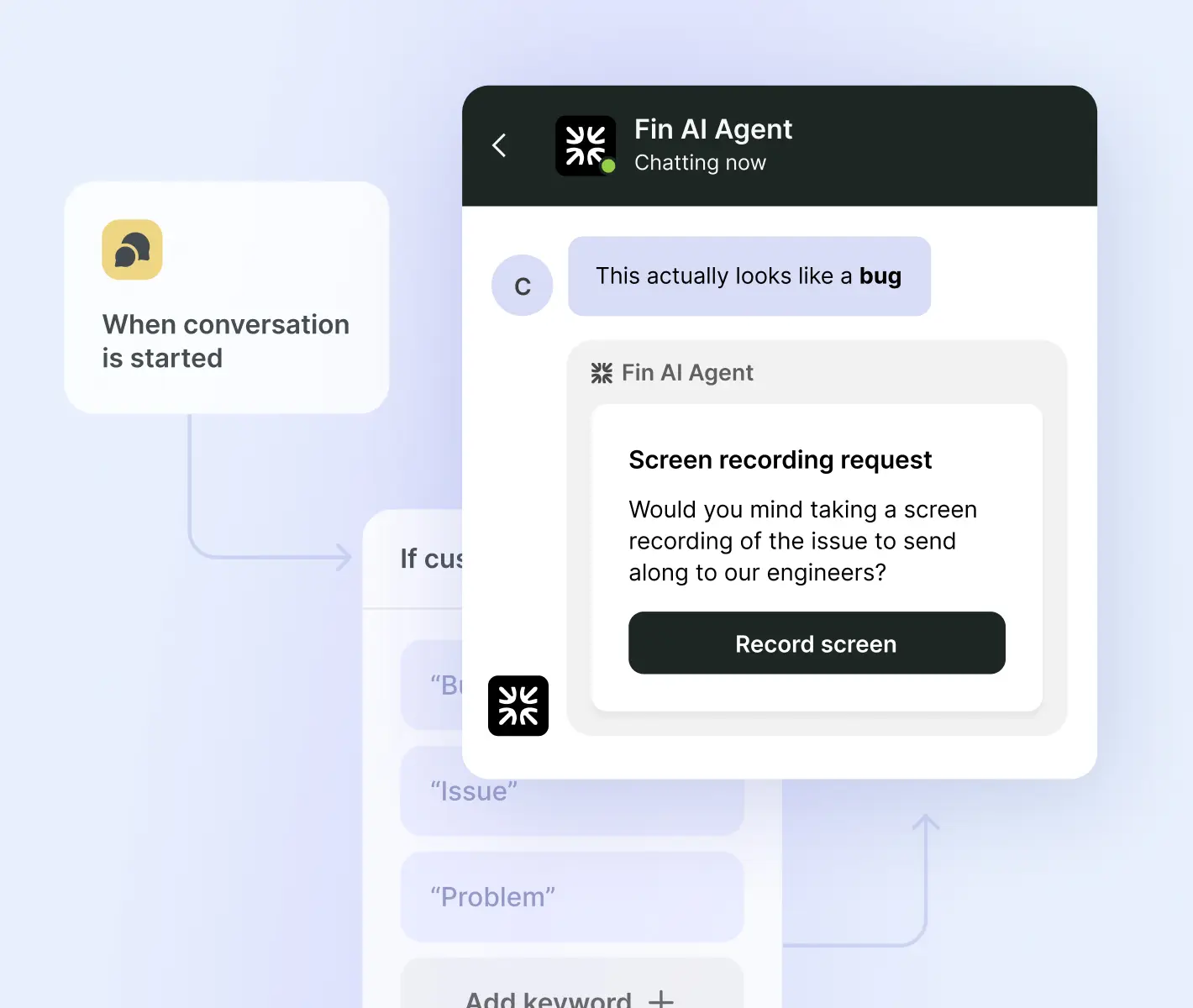 Automate customer bug reporting workflows
